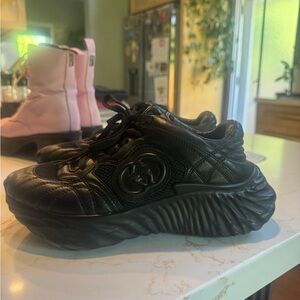 Gucci Ripple WMNS Black Leather